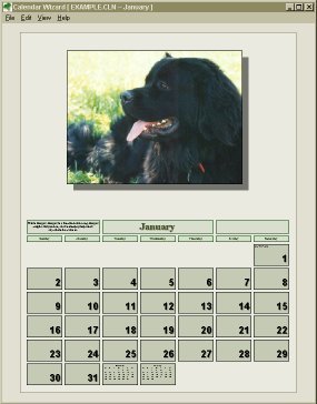 AMI Calendar Wizard Screenshot